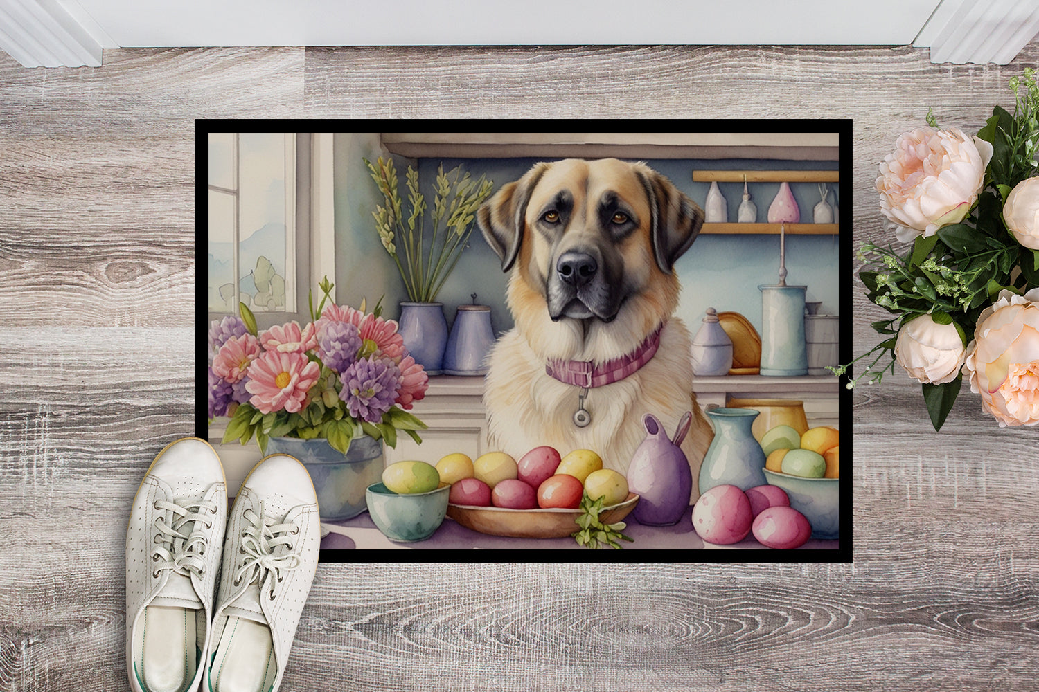 Buy this Decorating Easter Anatolian Shepherd Dog Doormat