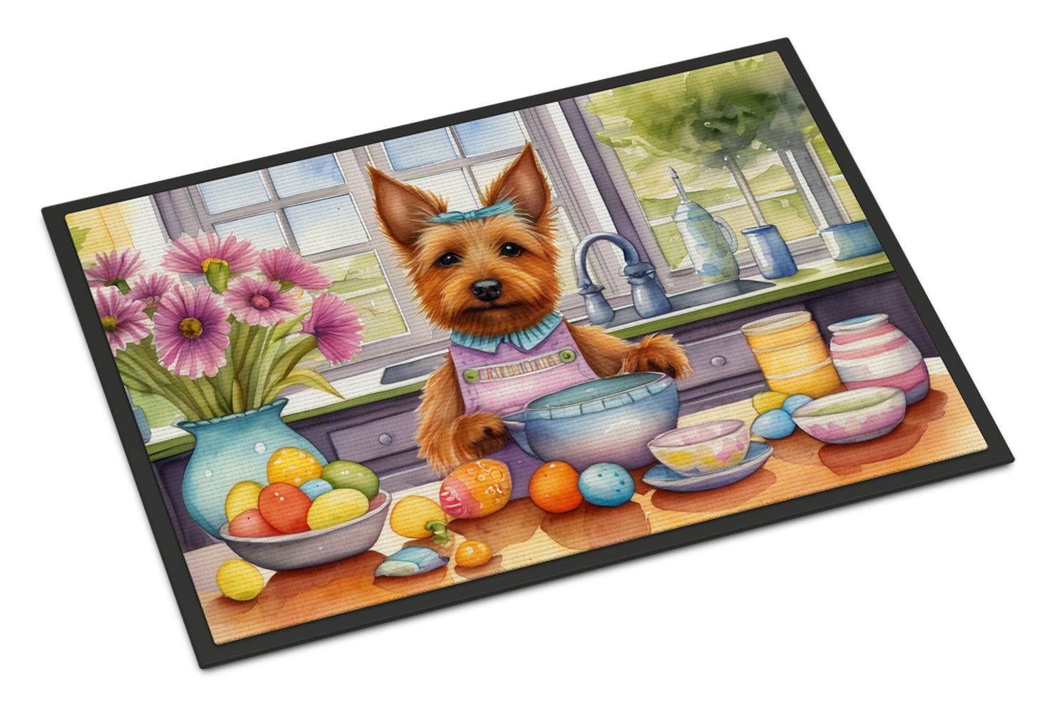 Buy this Decorating Easter Australian Terrier Doormat