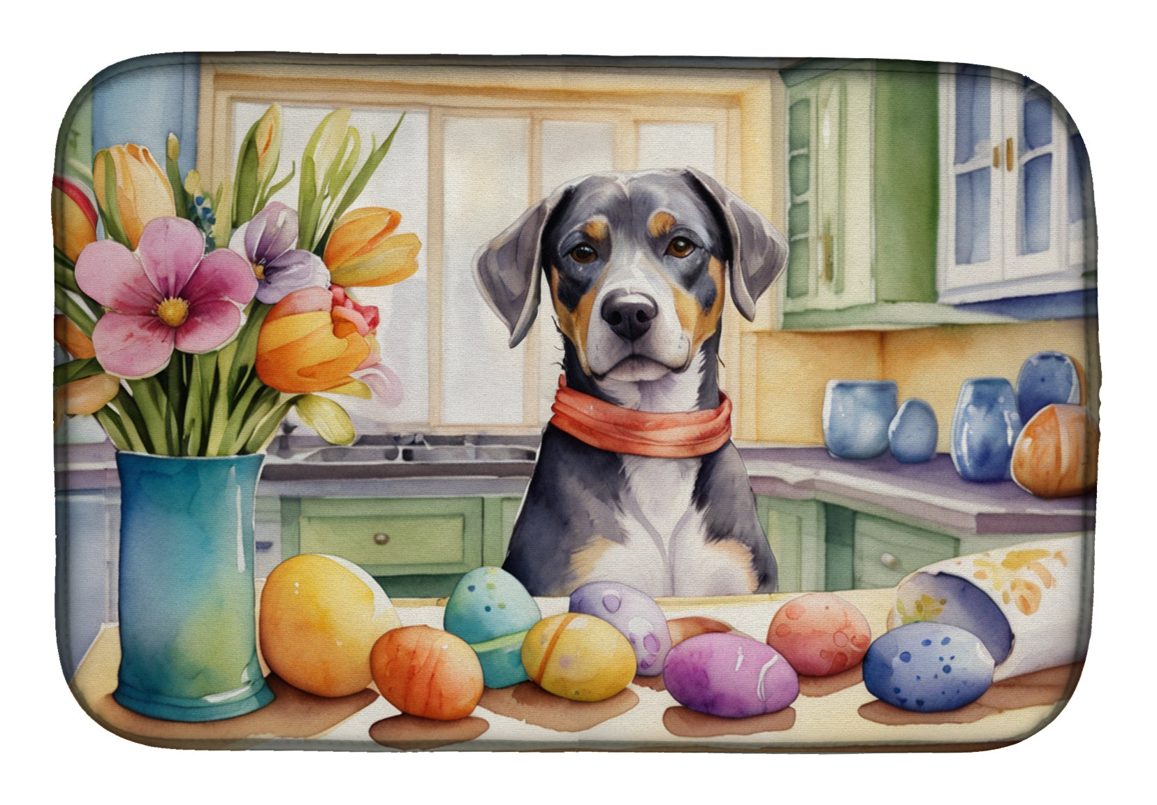 Buy this Decorating Easter Catahoula Dish Drying Mat