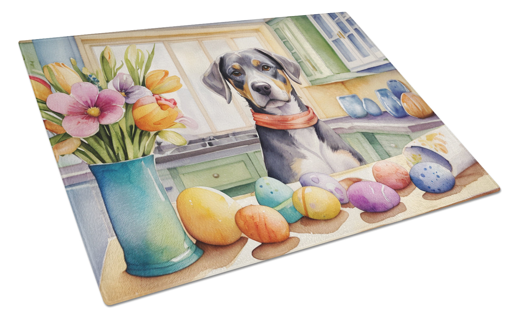 Buy this Decorating Easter Catahoula Glass Cutting Board