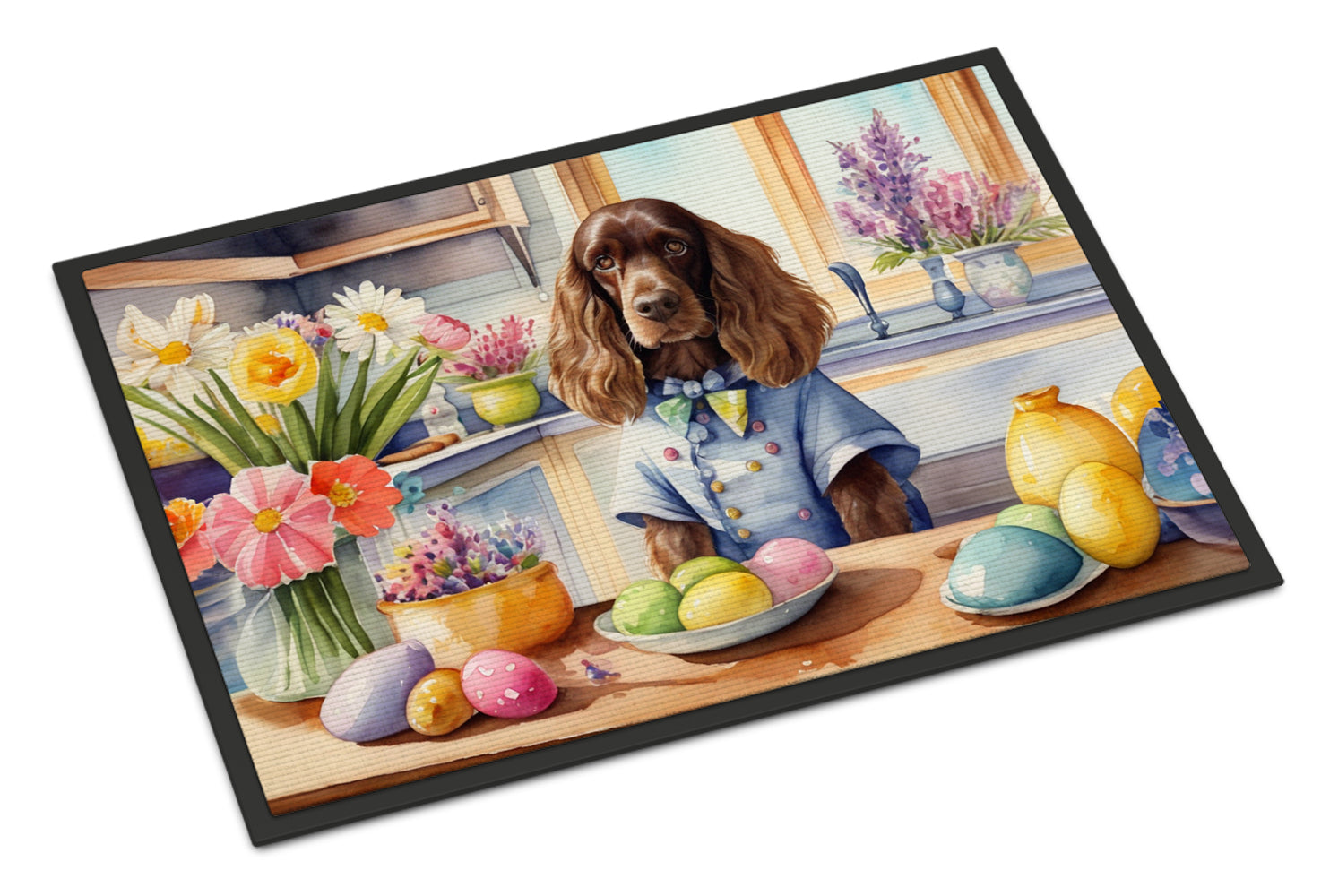 Buy this Decorating Easter English Cocker Spaniel Doormat