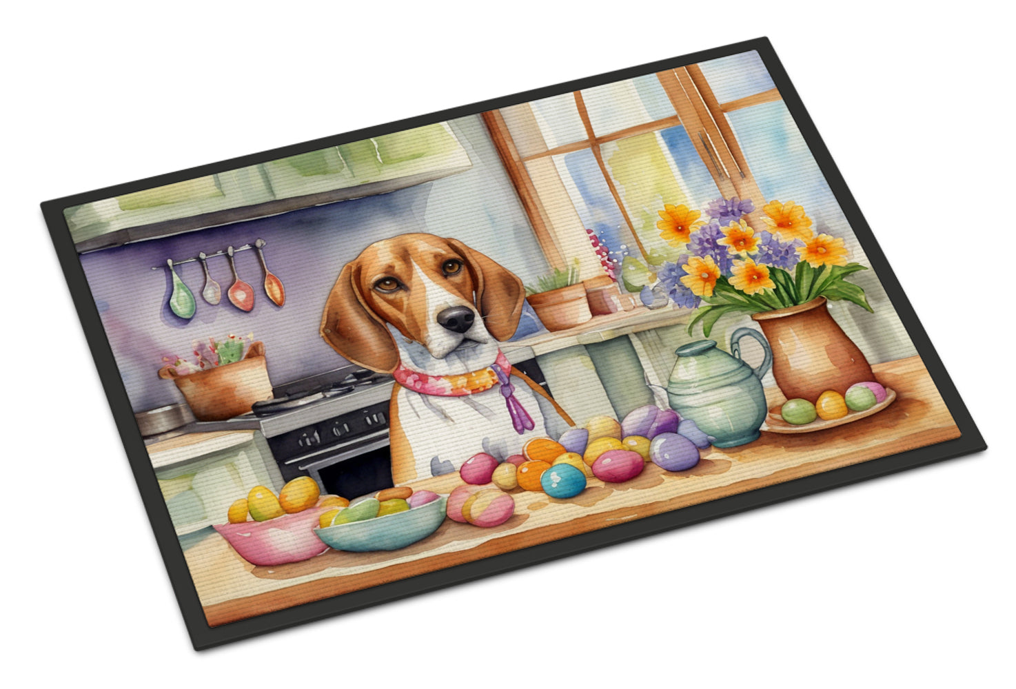 Buy this Decorating Easter English Foxhound Doormat