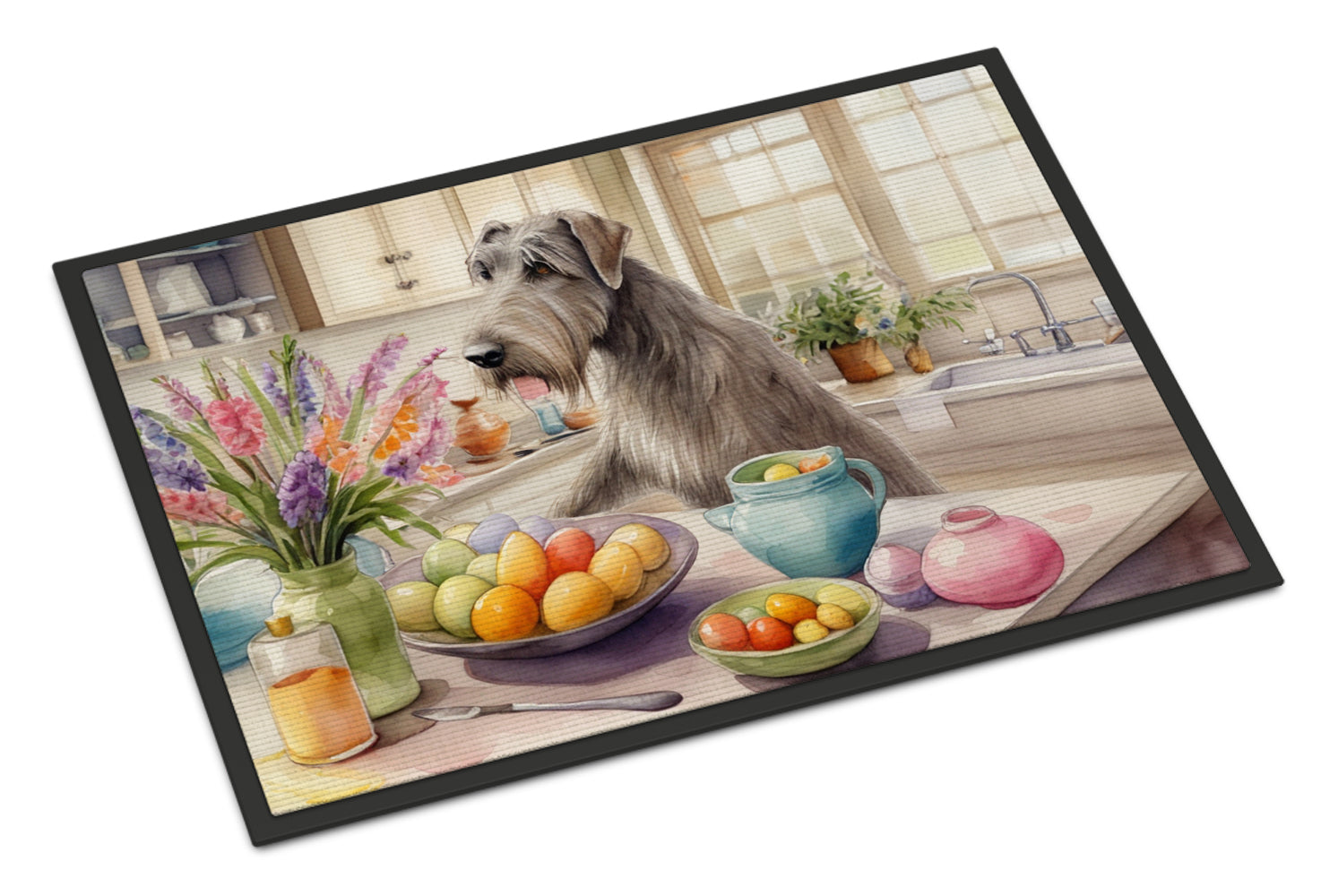 Buy this Decorating Easter Irish Wolfhound Doormat