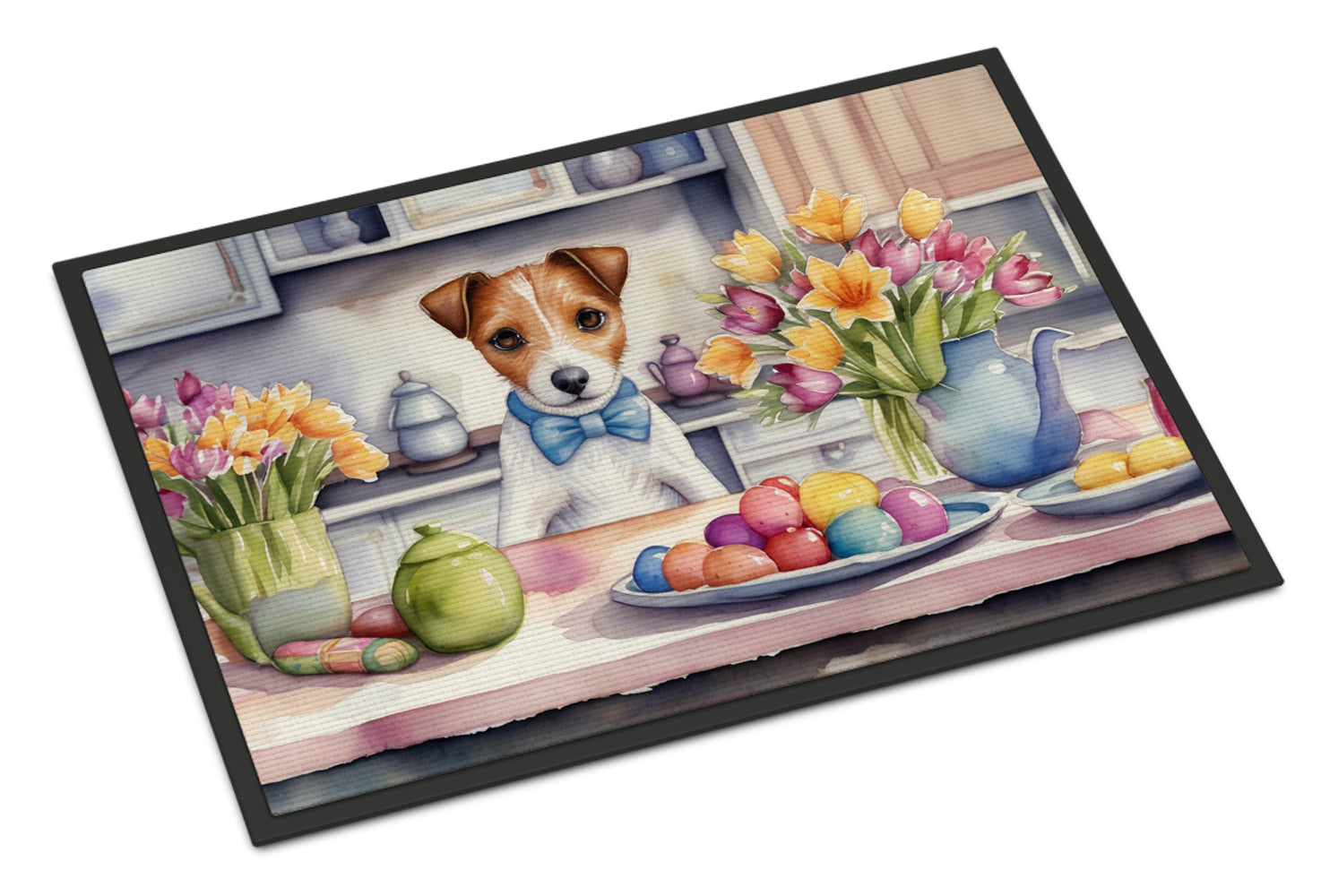Buy this Decorating Easter Jack Russell Terrier Doormat