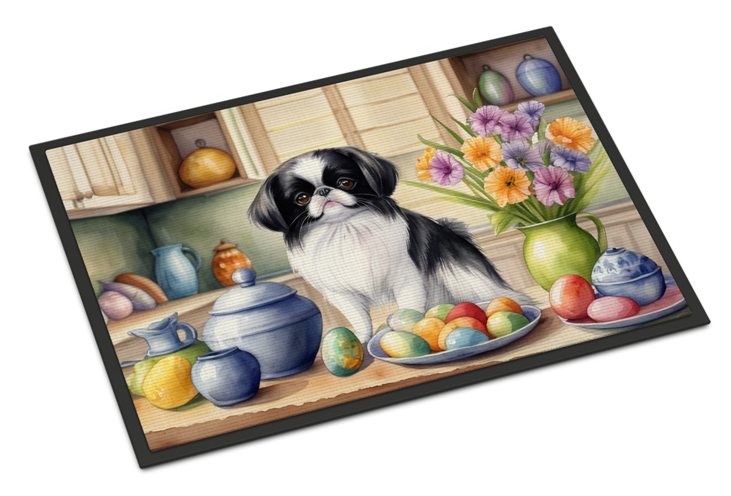 Buy this Decorating Easter Japanese Chin Doormat