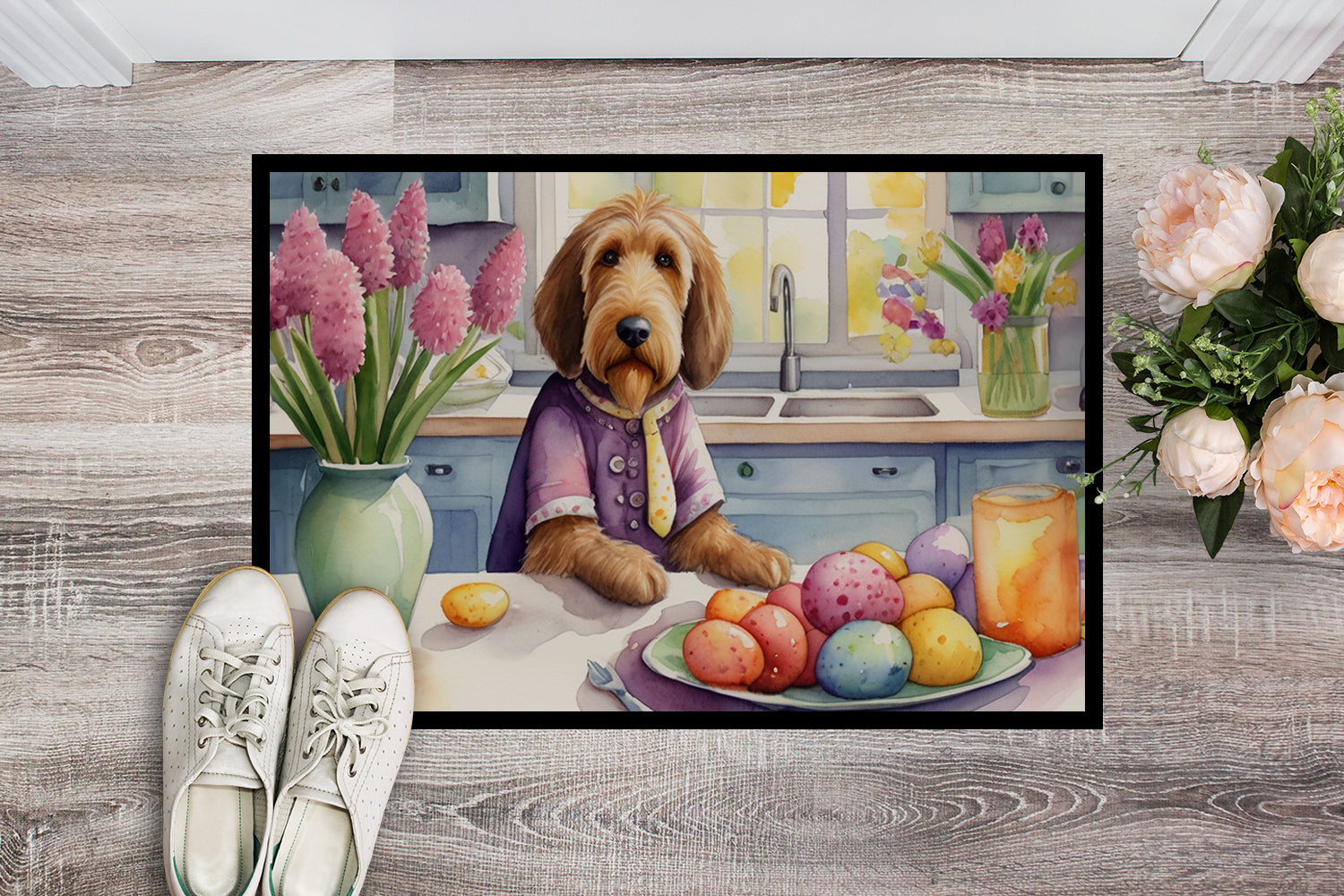 Buy this Decorating Easter Otterhound Doormat