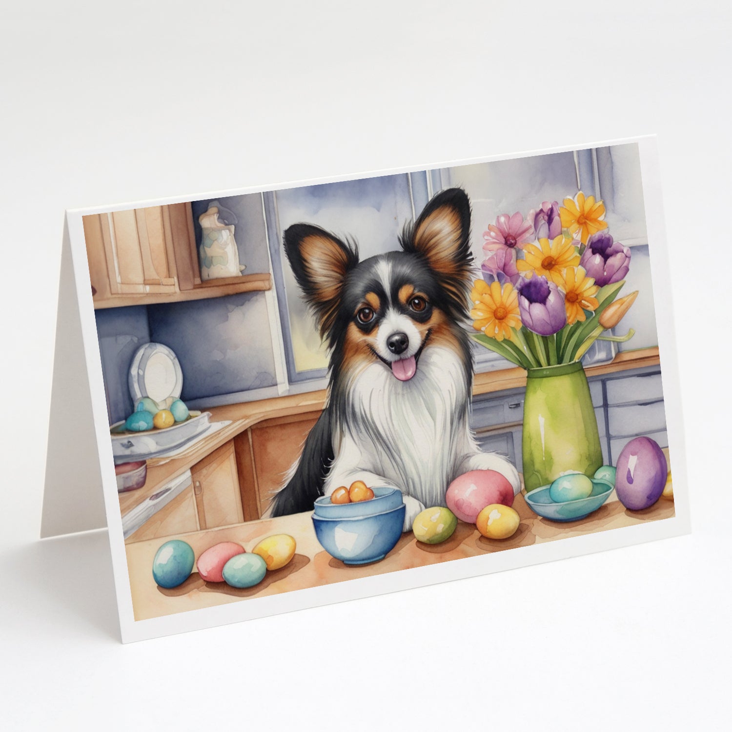 Buy this Decorating Easter Papillon Greeting Cards Pack of 8