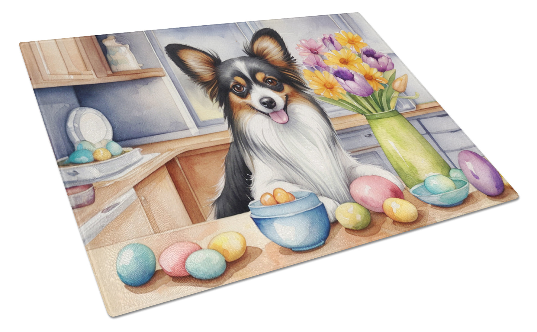Buy this Decorating Easter Papillon Glass Cutting Board