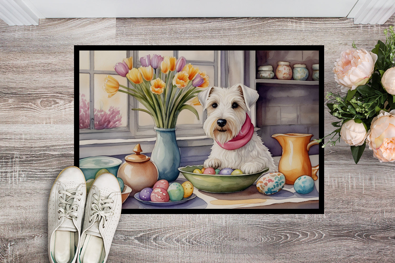 Buy this Decorating Easter Sealyham Terrier Doormat