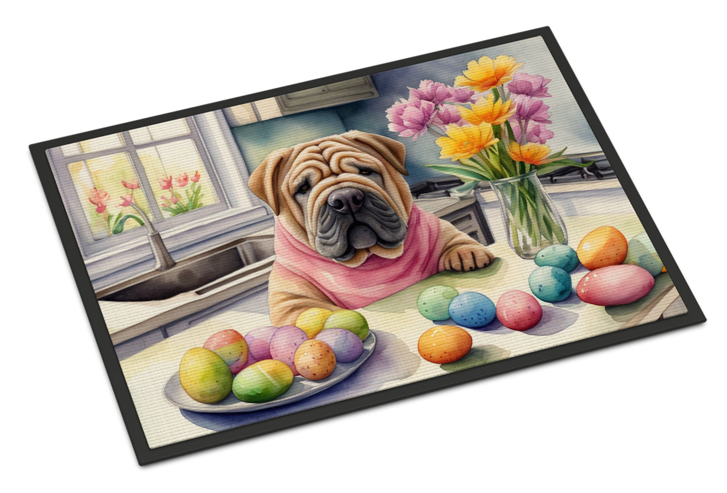 Buy this Decorating Easter Shar Pei Doormat