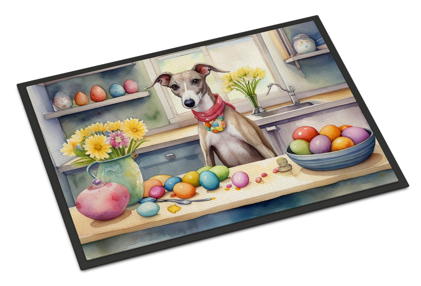 Buy this Decorating Easter Whippet Doormat