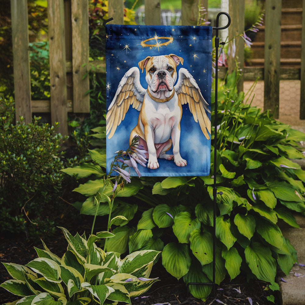 American Bulldog My Angel Garden Flag