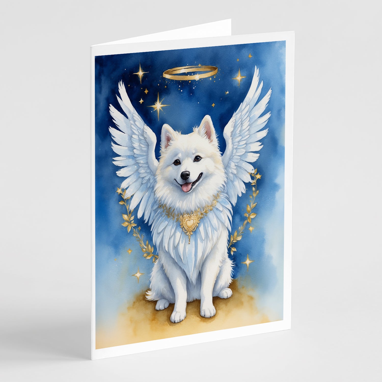 Buy this American Eskimo My Angel Greeting Cards Pack of 8