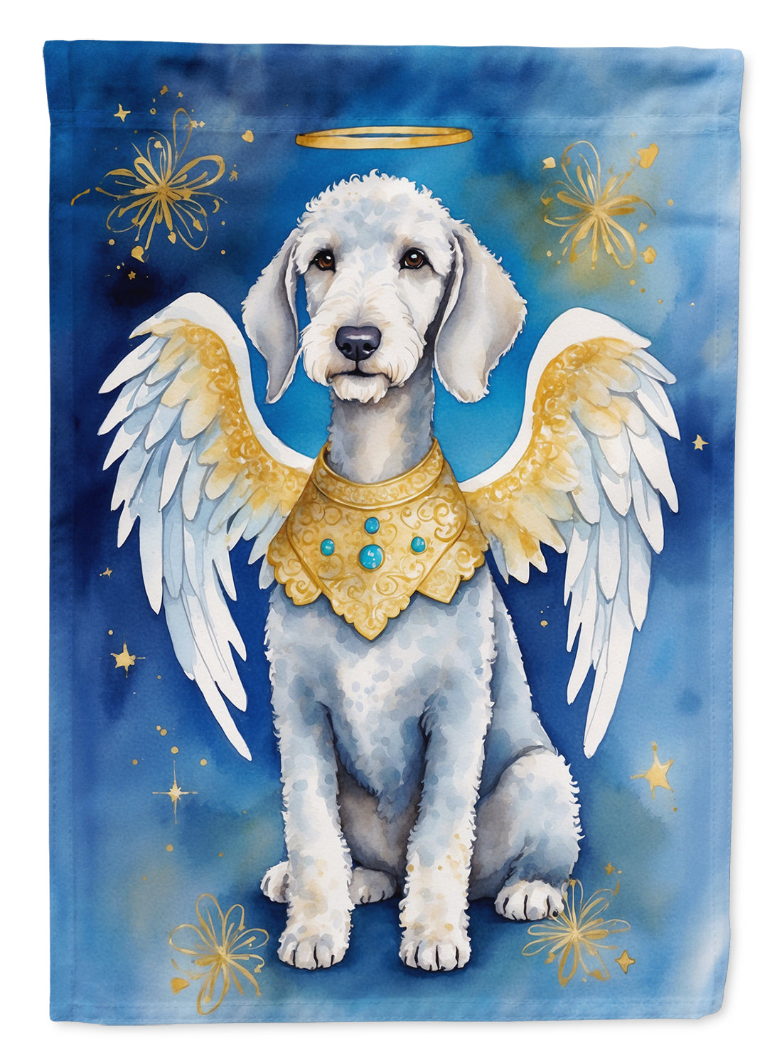 Buy this Bedlington Terrier My Angel House Flag
