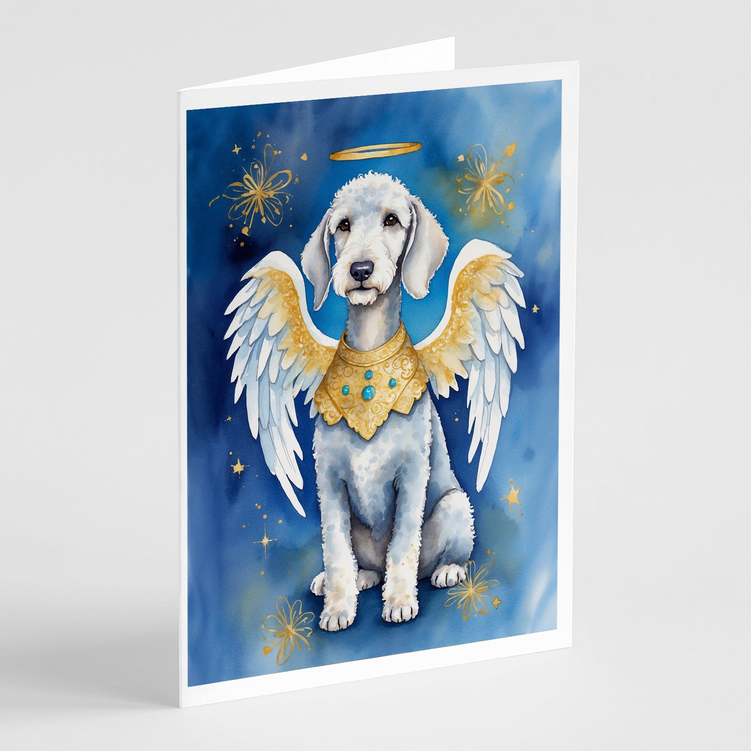 Buy this Bedlington Terrier My Angel Greeting Cards Pack of 8