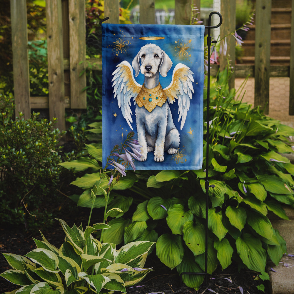 Bedlington Terrier My Angel Garden Flag
