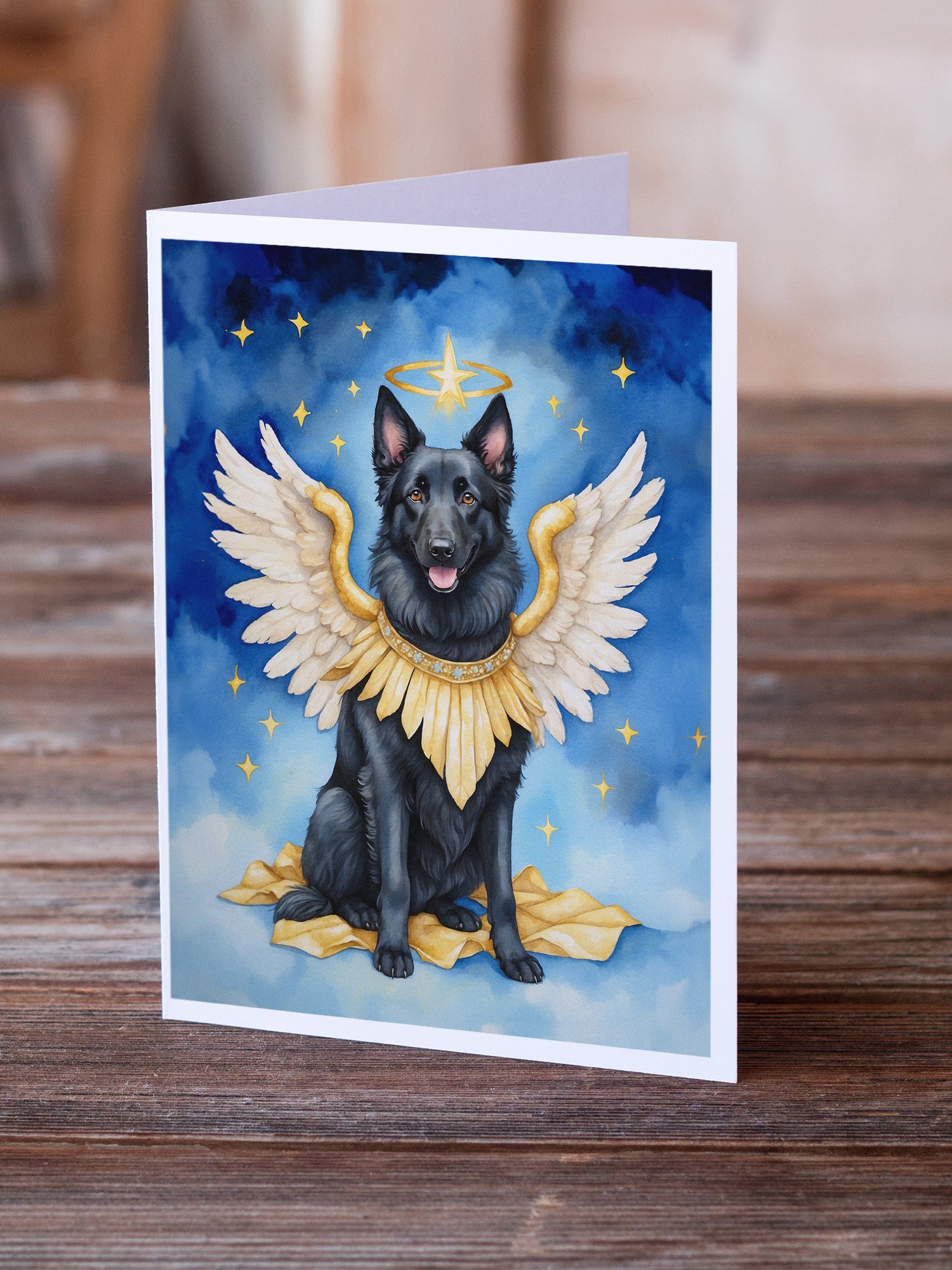 Belgian Sheepdog My Angel Greeting Cards Pack of 8