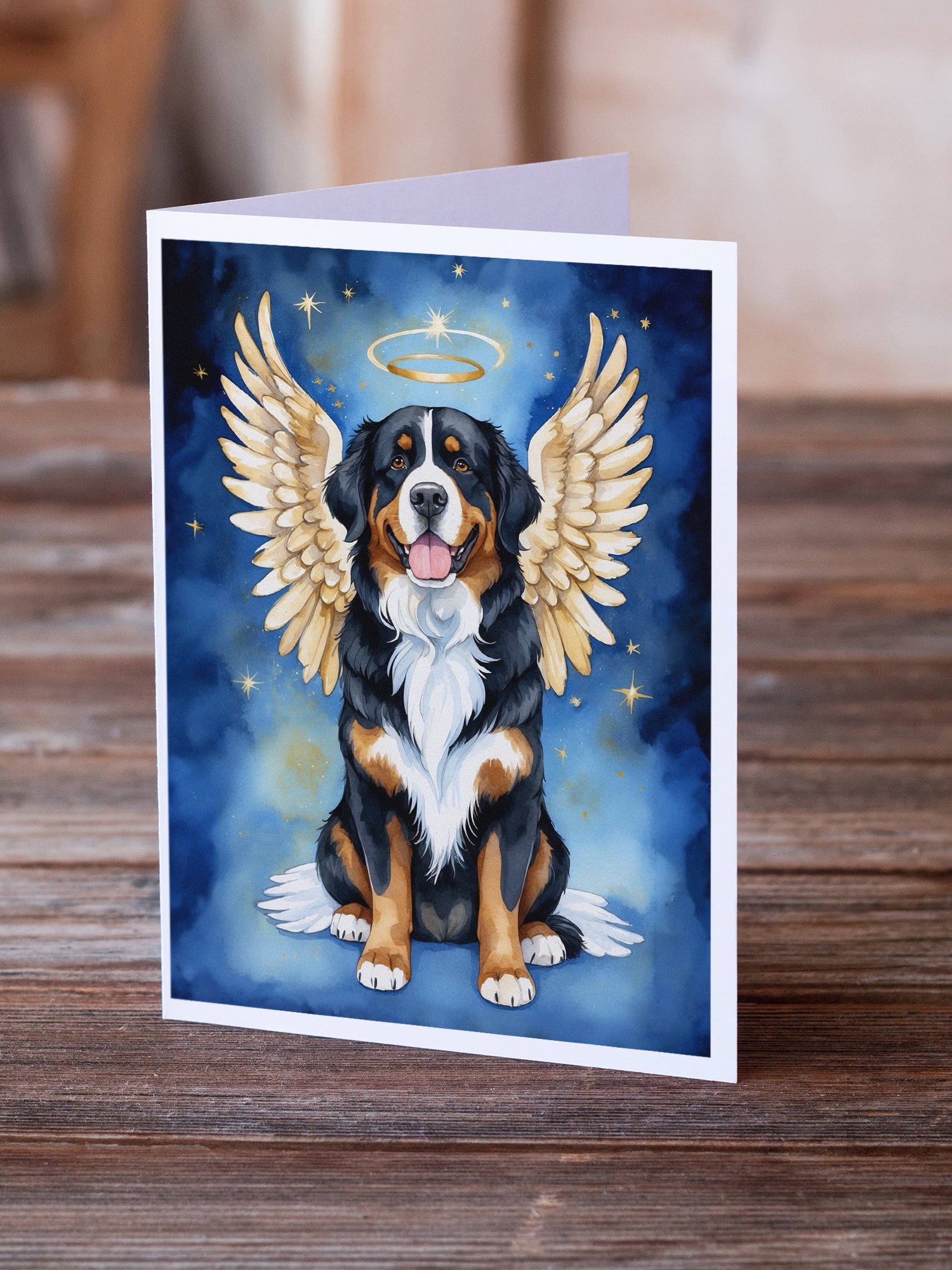 Bernese Mountain Dog My Angel Greeting Cards Pack of 8