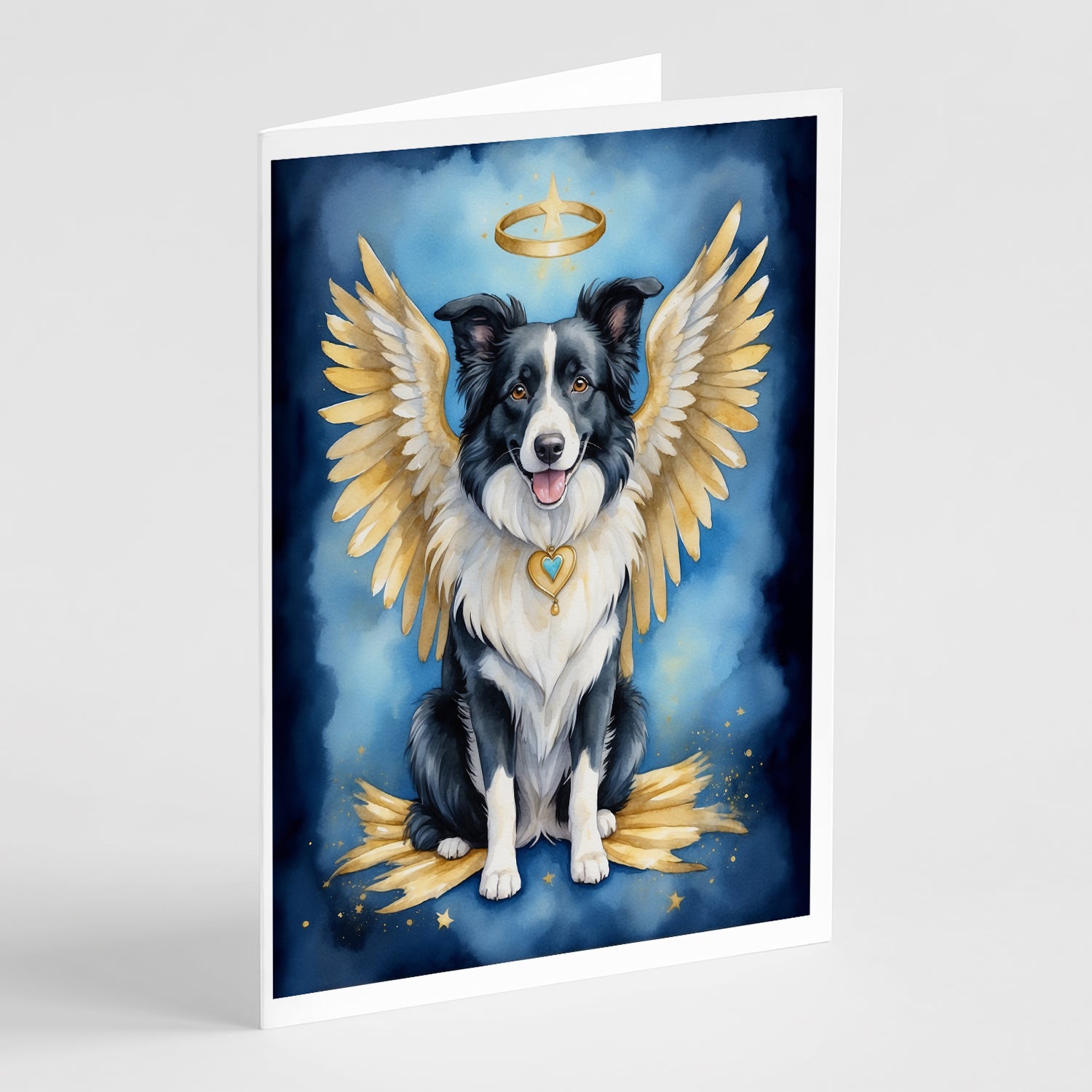 Buy this Border Collie My Angel Greeting Cards Pack of 8