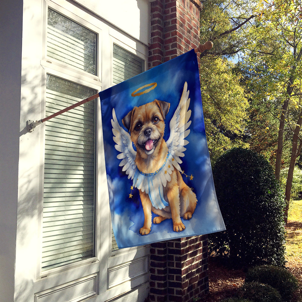 Border Terrier My Angel House Flag