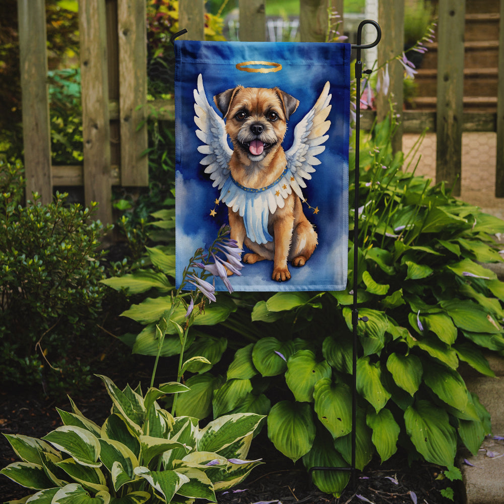 Border Terrier My Angel Garden Flag