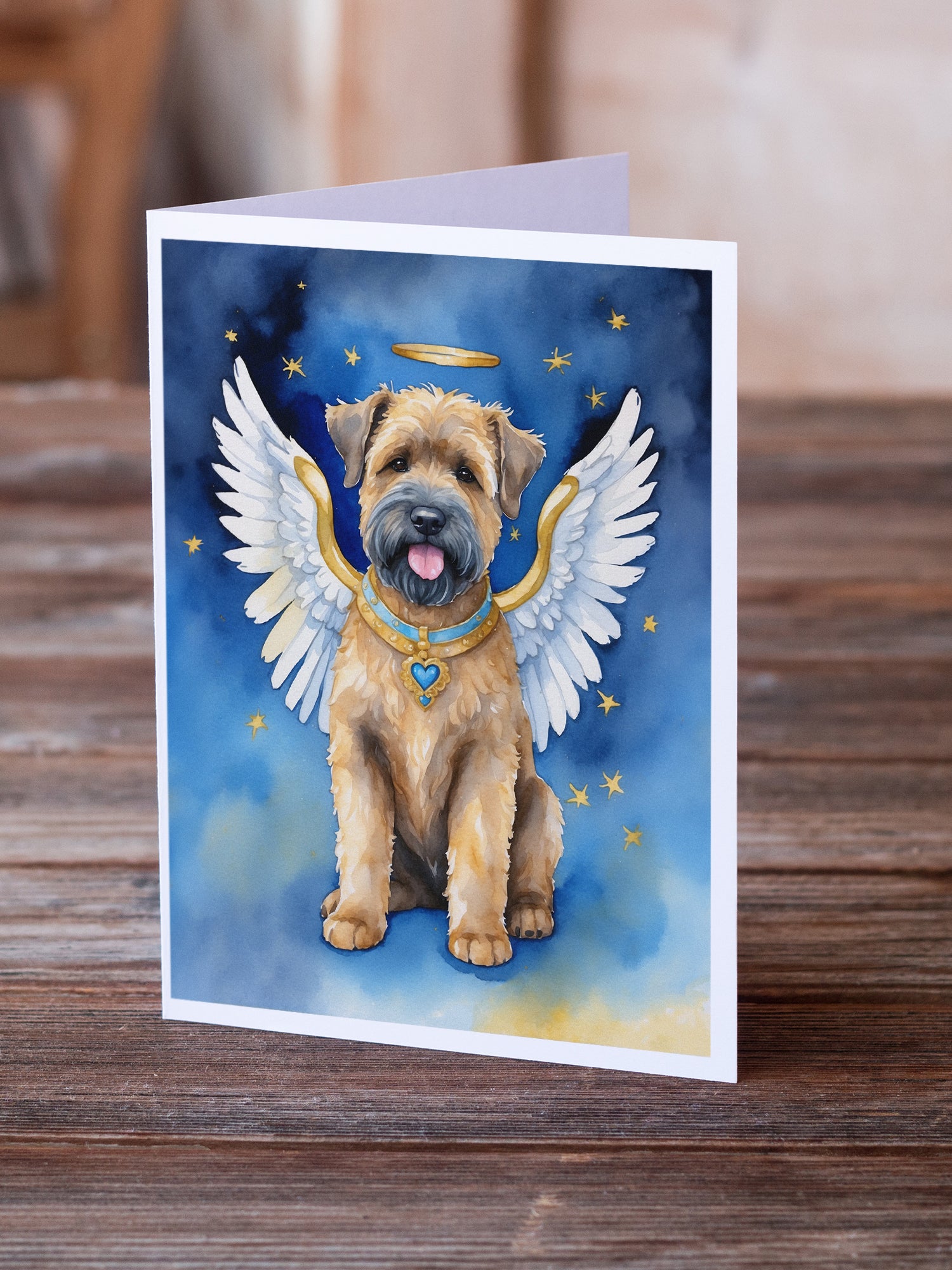 Bouvier des Flandres My Angel Greeting Cards Pack of 8