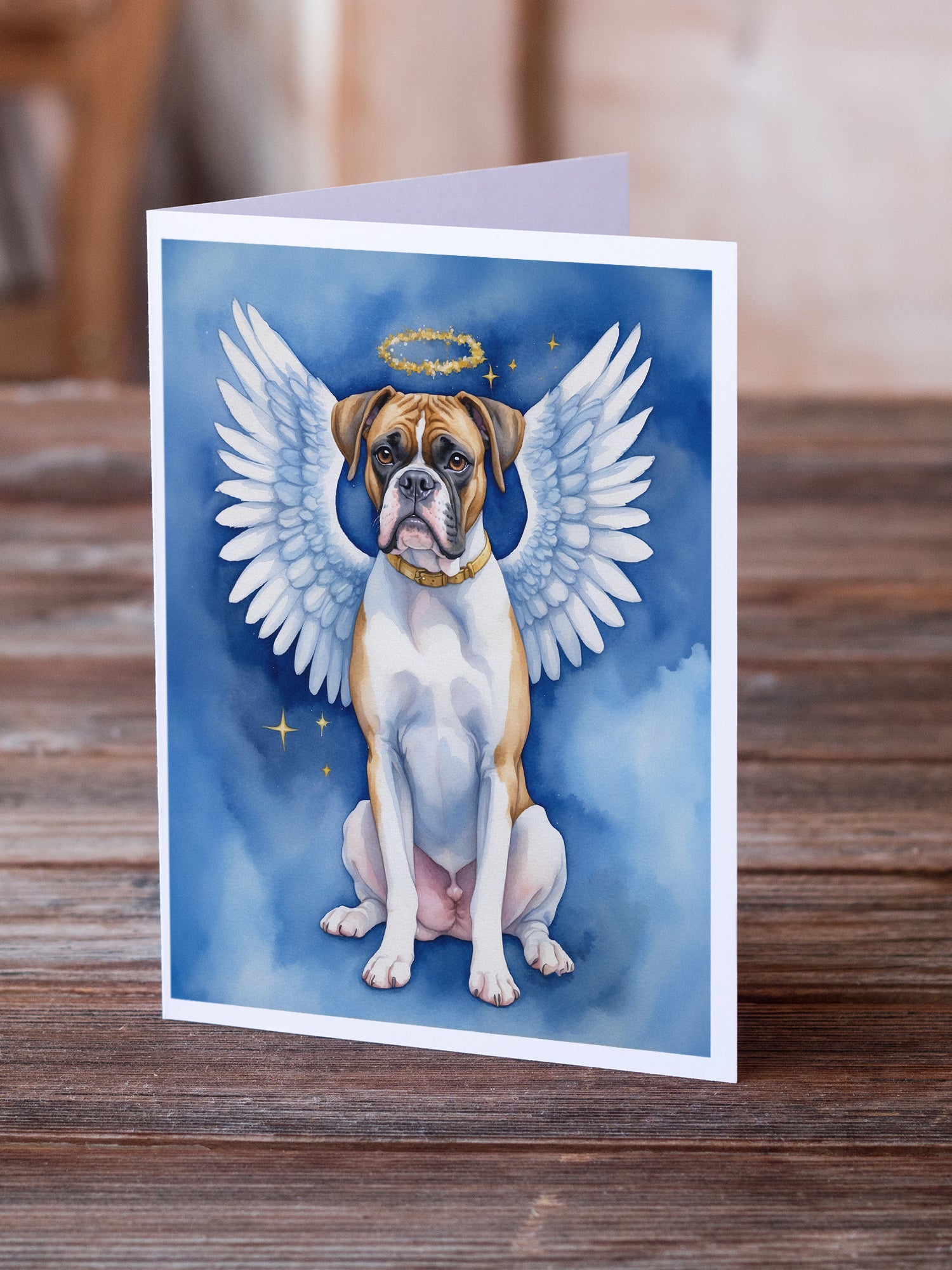 Boxer My Angel Greeting Cards Pack of 8