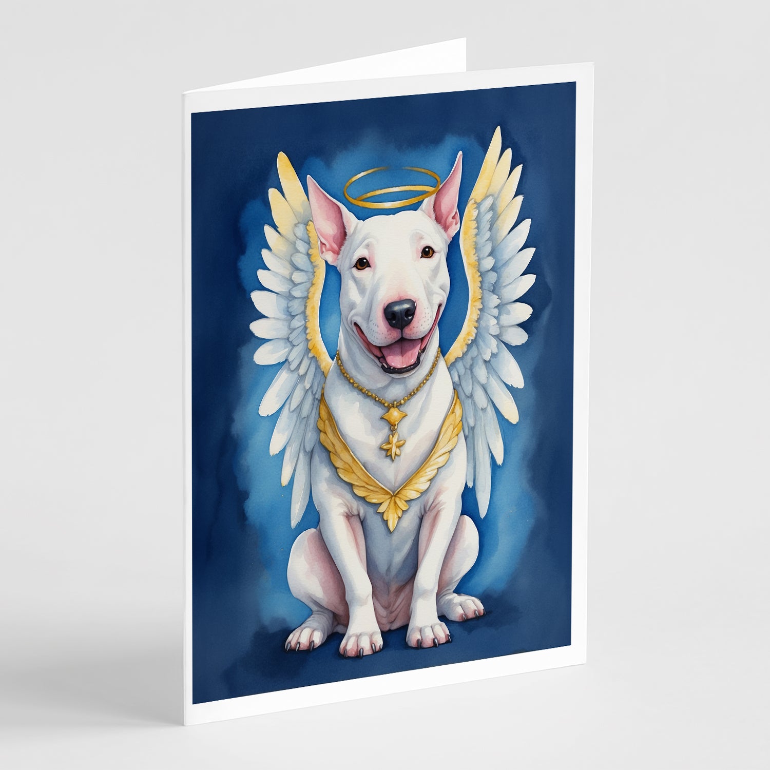 Buy this Bull Terrier My Angel Greeting Cards Pack of 8