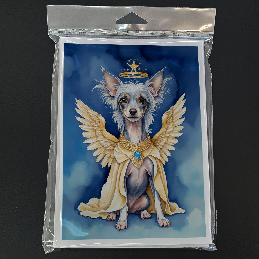 Chinese Crested My Angel Greeting Cards Pack of 8