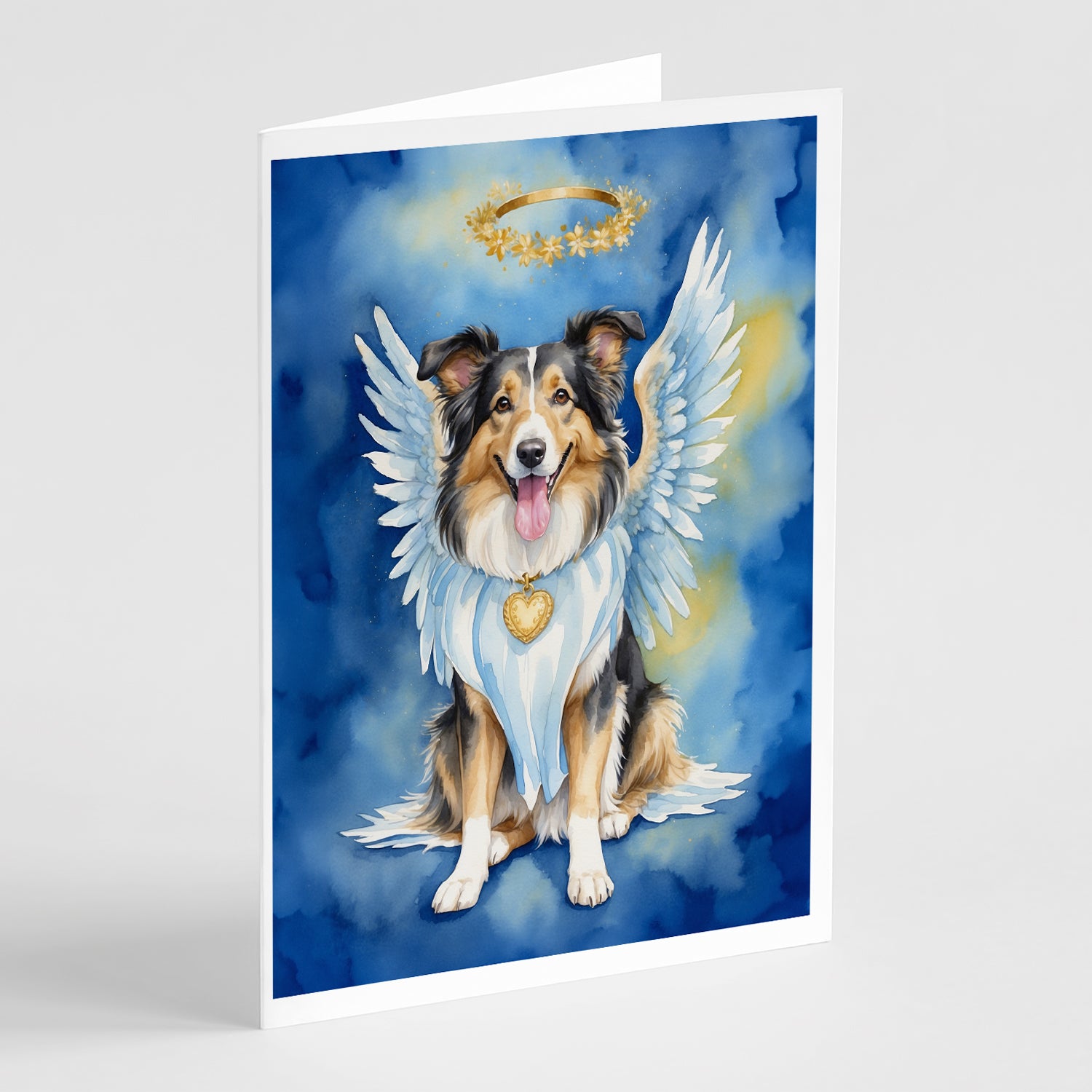 Buy this Collie My Angel Greeting Cards Pack of 8