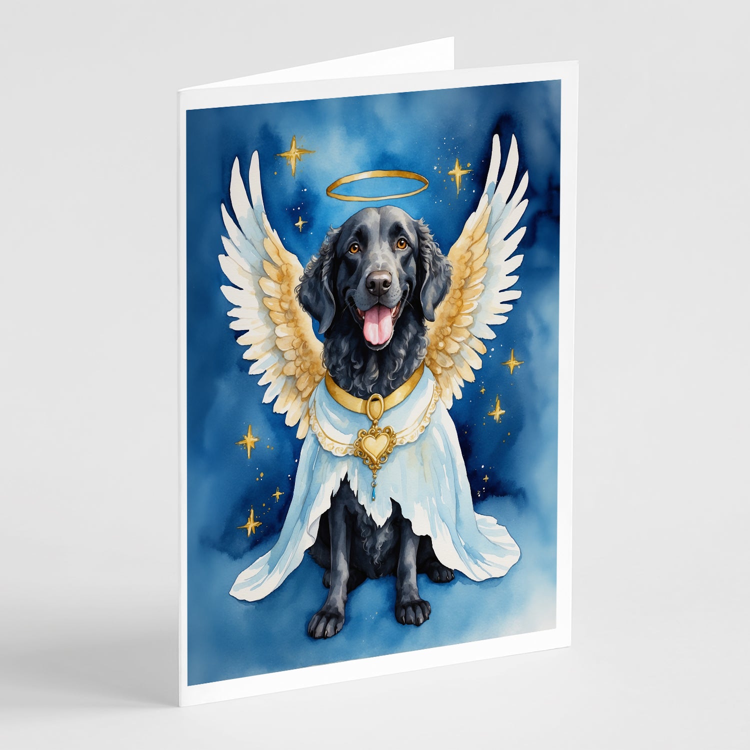 Buy this Curly-Coated Retriever My Angel Greeting Cards Pack of 8