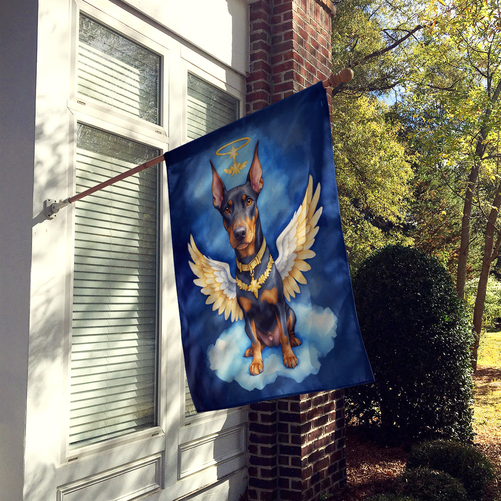 Doberman Pinscher My Angel House Flag
