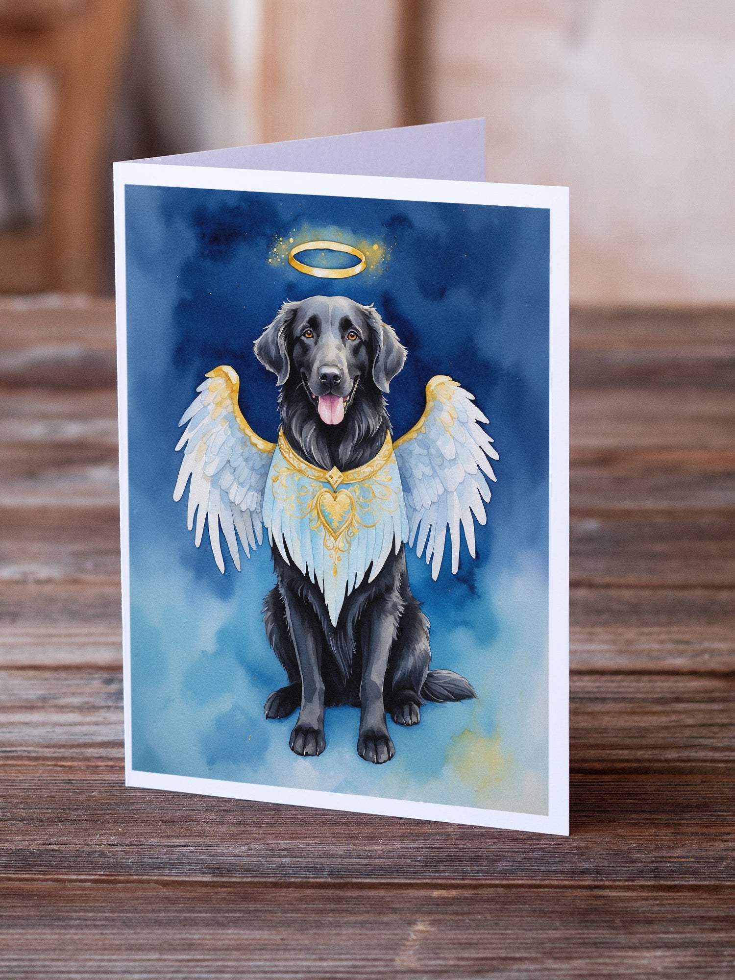 Buy this Flat-Coated Retriever My Angel Greeting Cards Pack of 8