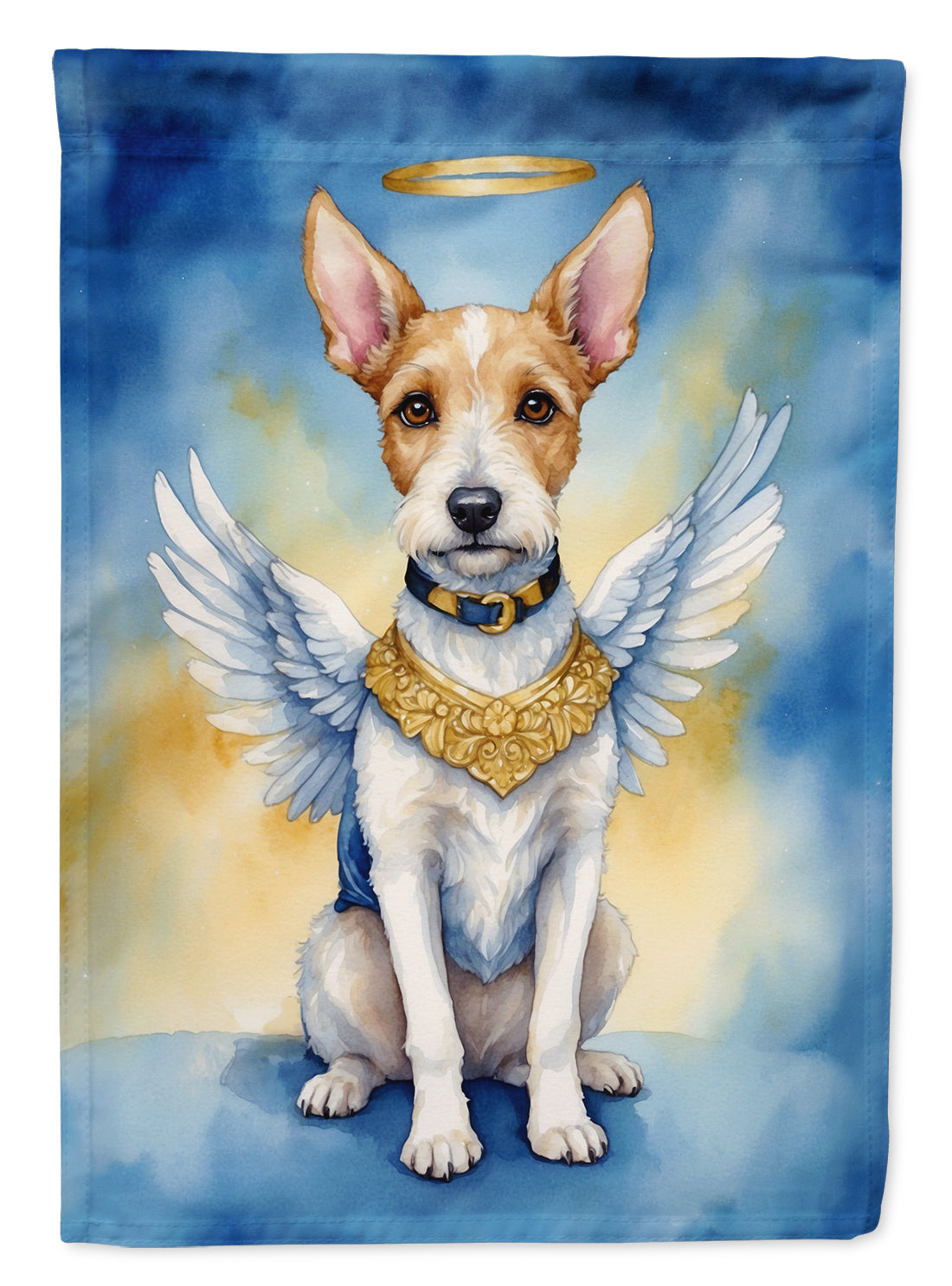Buy this Fox Terrier My Angel House Flag