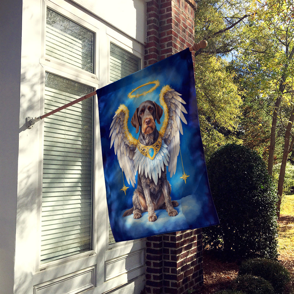 Buy this German Wirehaired Pointer My Angel House Flag