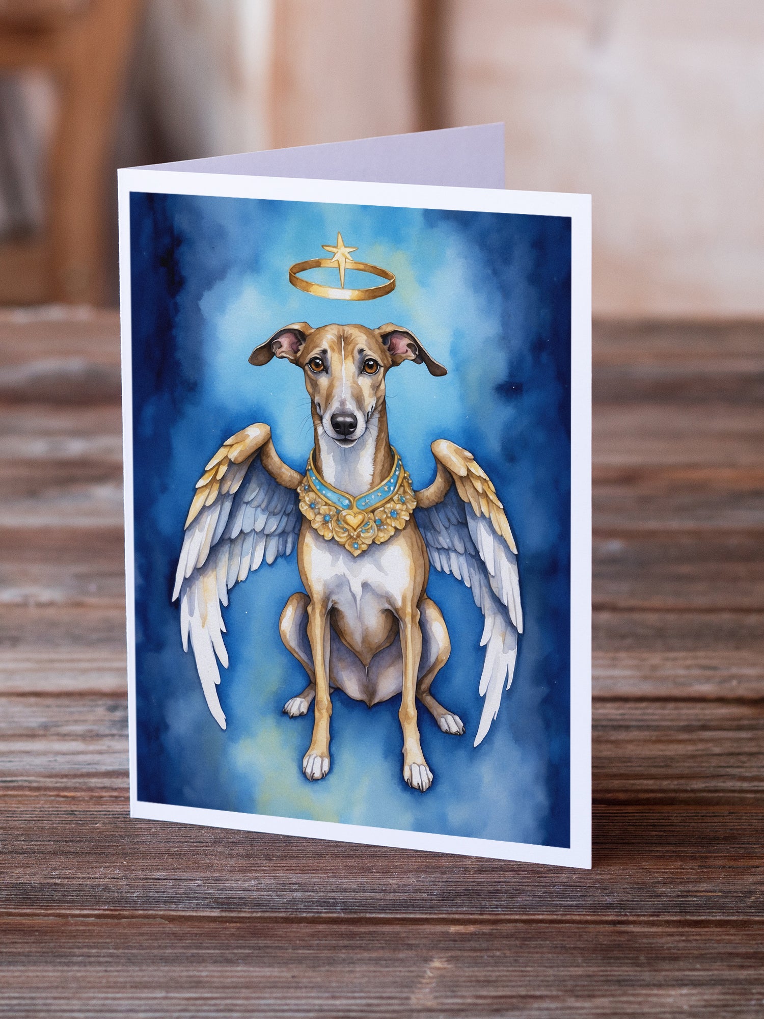 Greyhound My Angel Greeting Cards Pack of 8