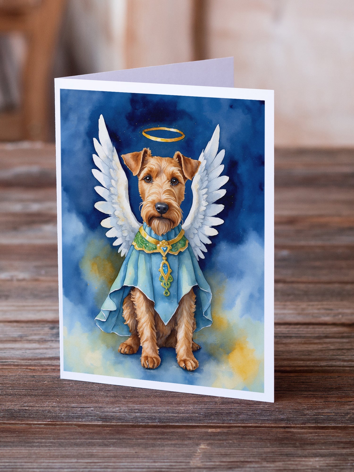 Irish Terrier My Angel Greeting Cards Pack of 8