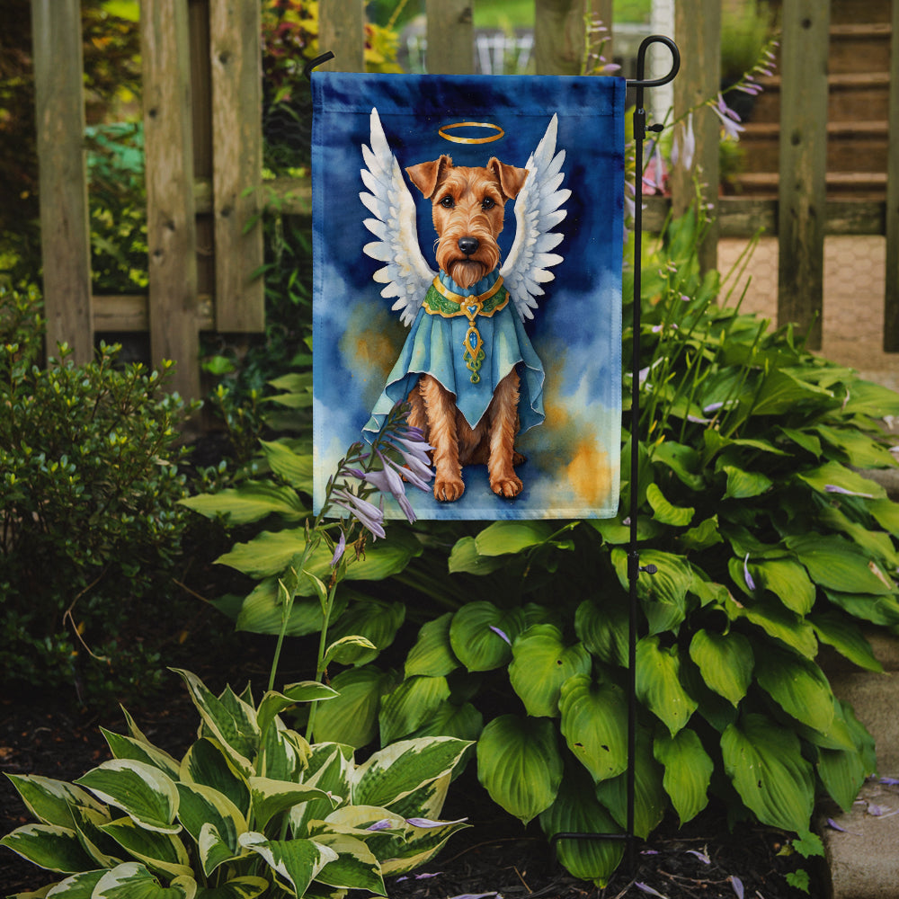 Irish Terrier My Angel Garden Flag