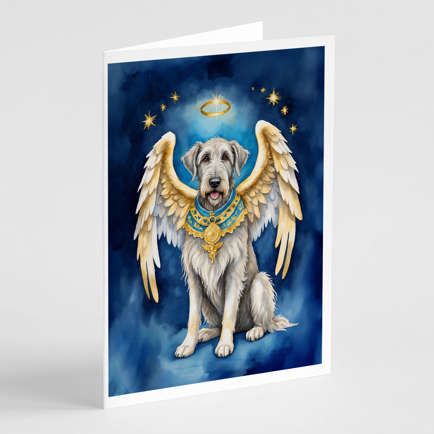 Buy this Irish Wolfhound My Angel Greeting Cards Pack of 8