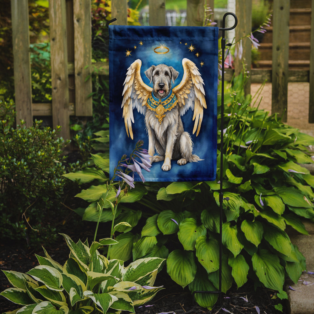 Irish Wolfhound My Angel Garden Flag