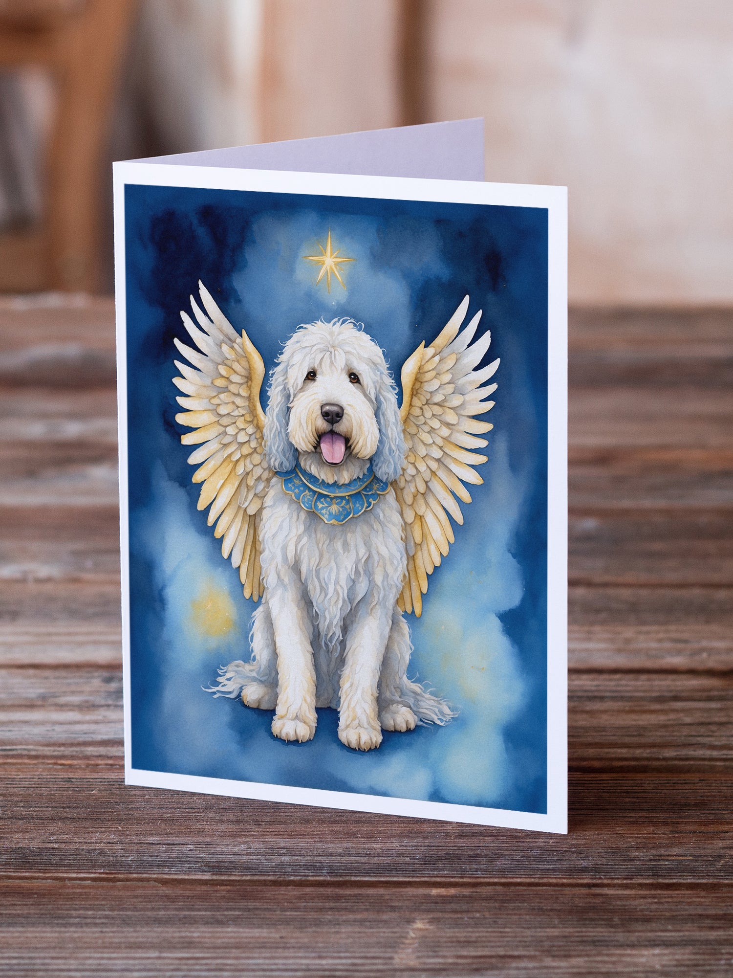 Buy this Komondor My Angel Greeting Cards Pack of 8