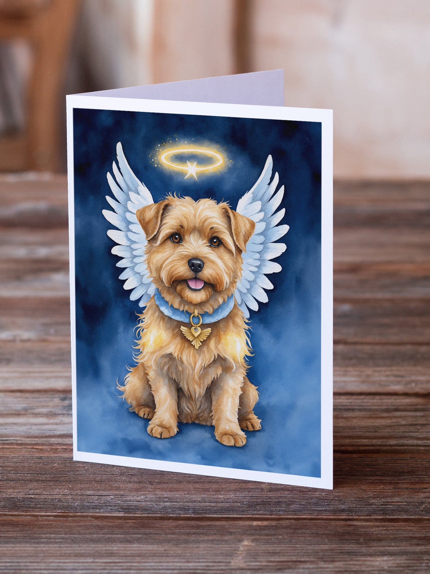 Norfolk Terrier My Angel Greeting Cards Pack of 8