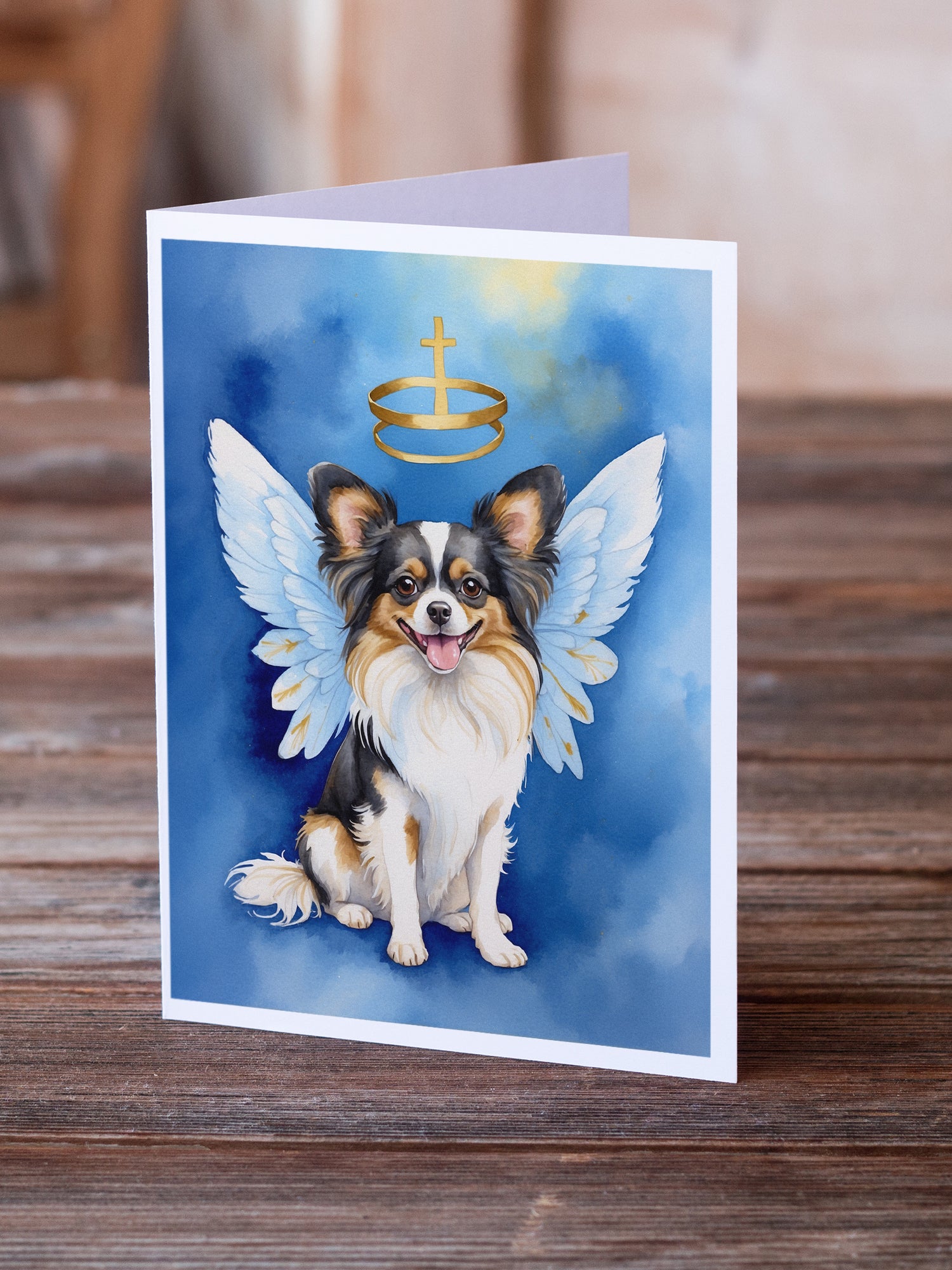 Buy this Papillon My Angel Greeting Cards Pack of 8