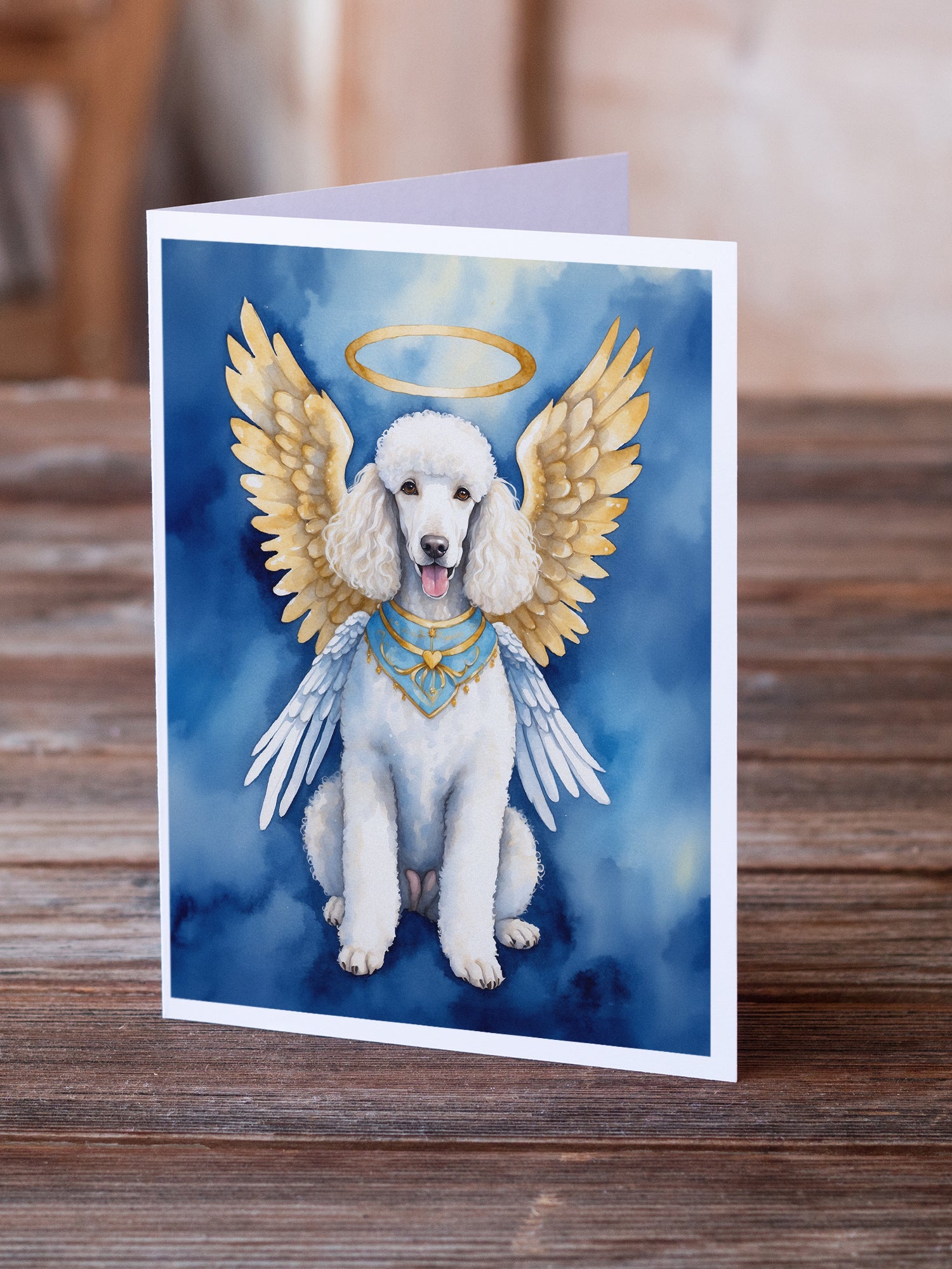 Buy this White Poodle My Angel Greeting Cards Pack of 8
