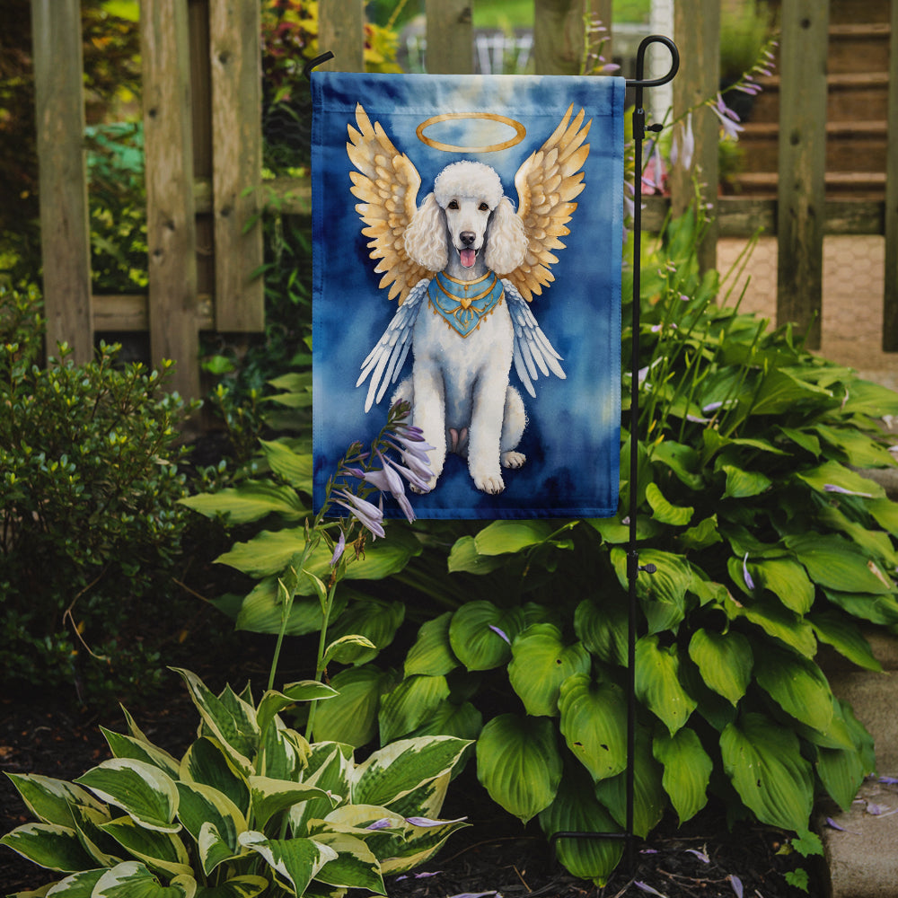 Buy this White Poodle My Angel Garden Flag