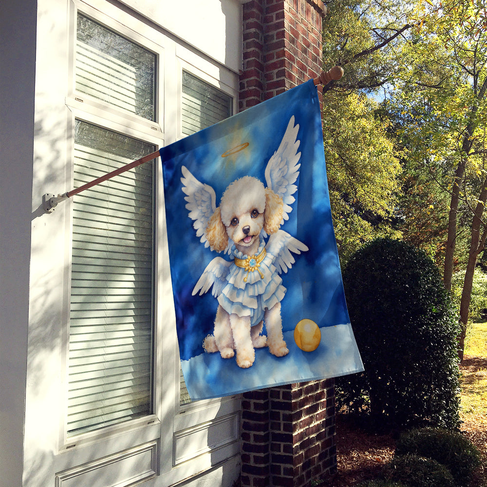 Poodle My Angel House Flag