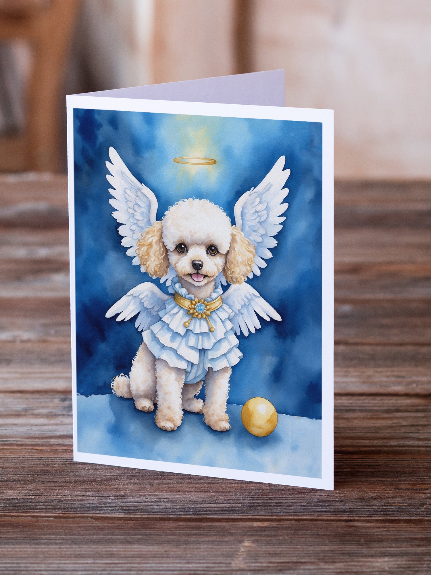 Buy this Poodle My Angel Greeting Cards Pack of 8