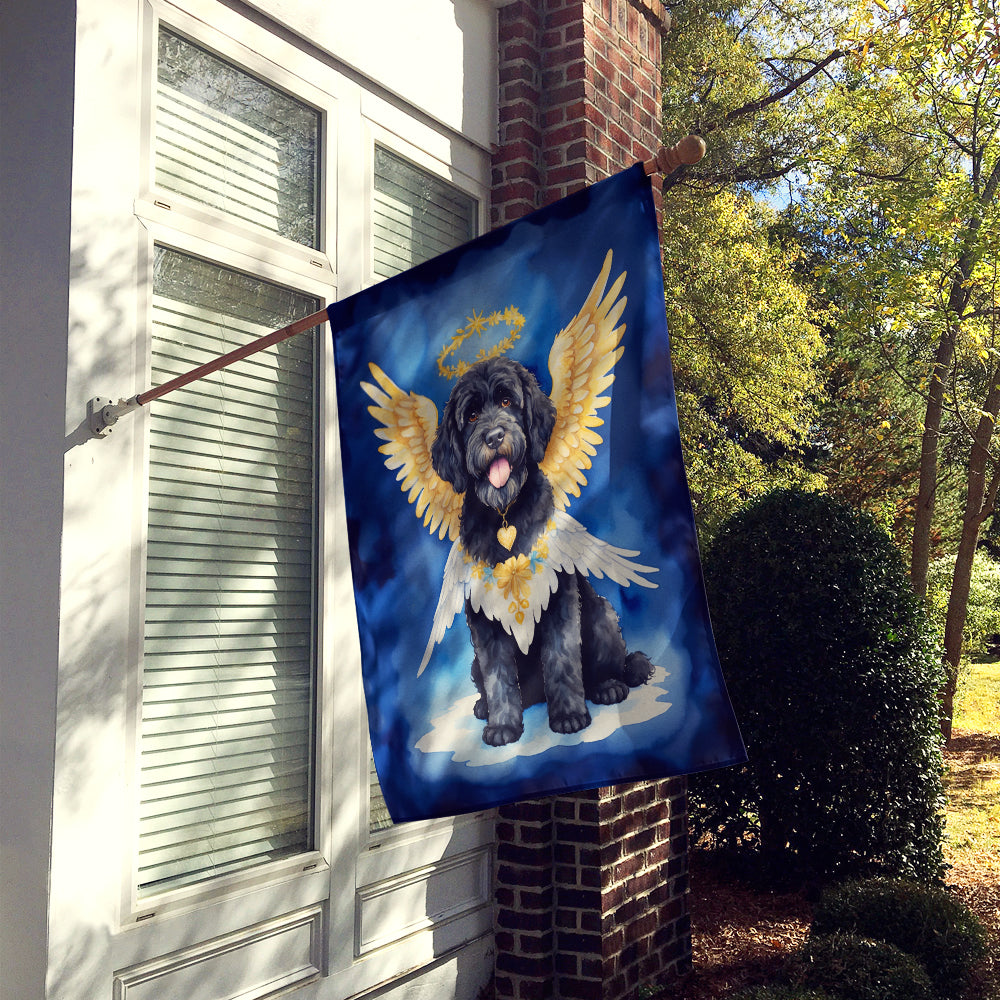 Portuguese Water Dog My Angel House Flag