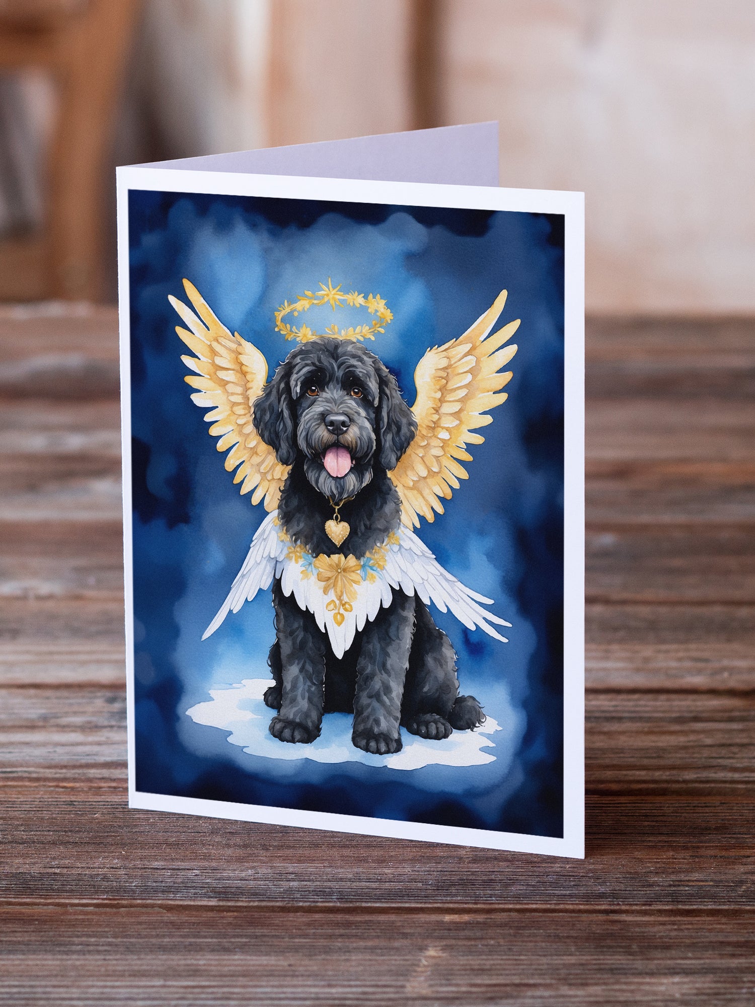 Buy this Portuguese Water Dog My Angel Greeting Cards Pack of 8
