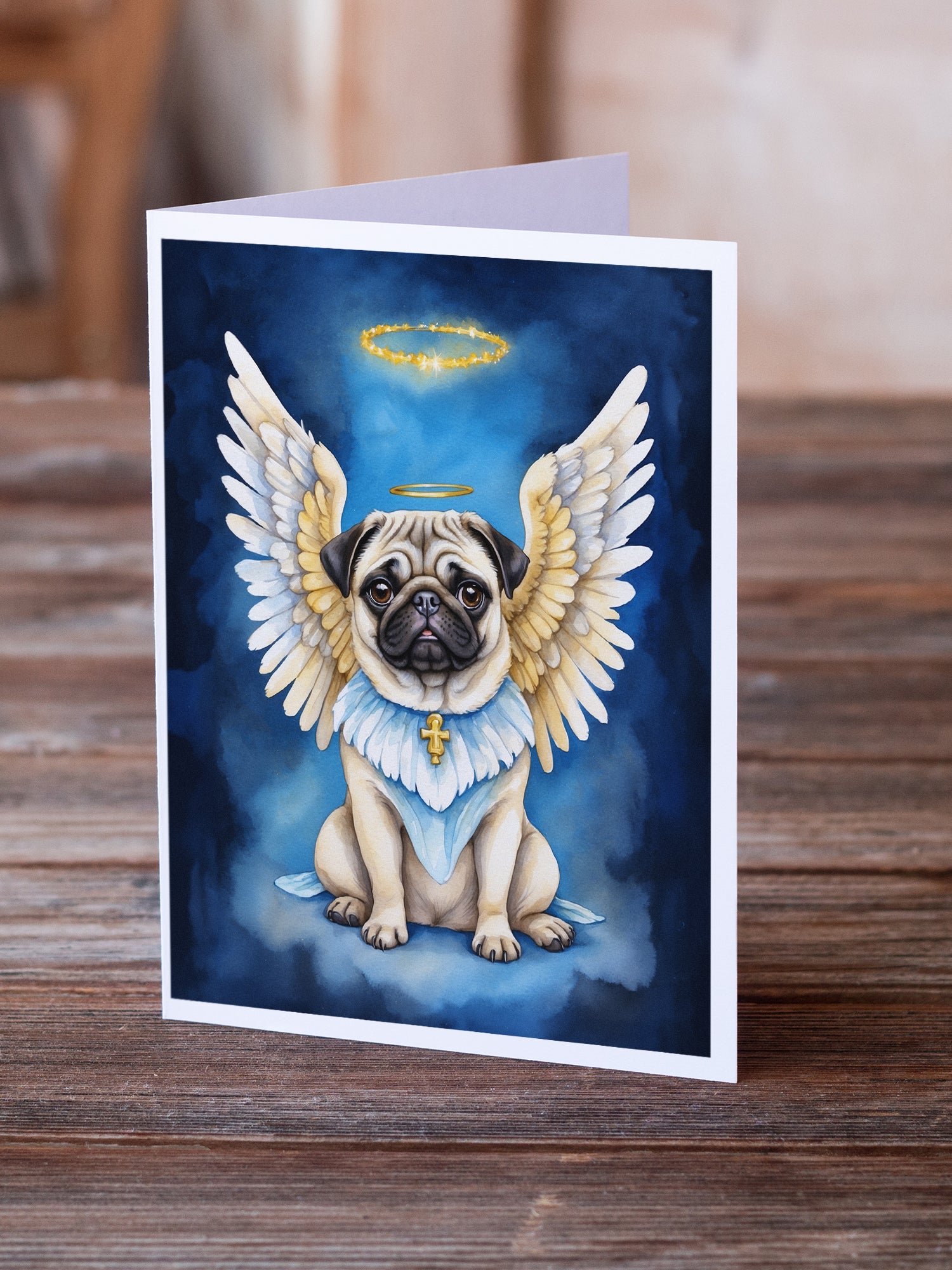 Buy this Pug My Angel Greeting Cards Pack of 8